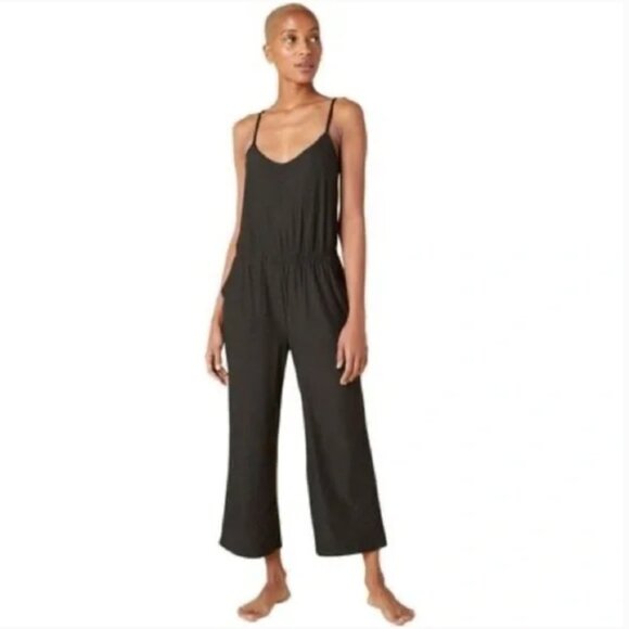 Beyond Yoga Leisure Jumpsuit Charcoal Heather Black Size Small Casual Loungewear